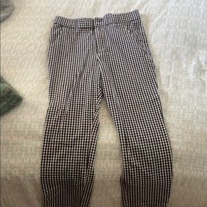 Hollister gingham pants (size M)